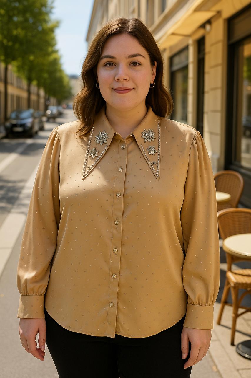 Sparkle Shirt-Champagne