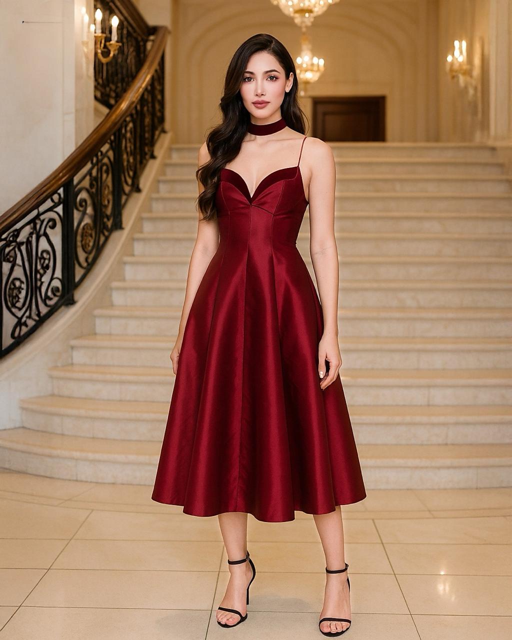 Burgundy Dream Gown