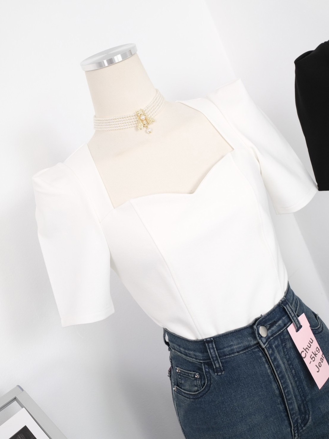 Noir Grace Top-White