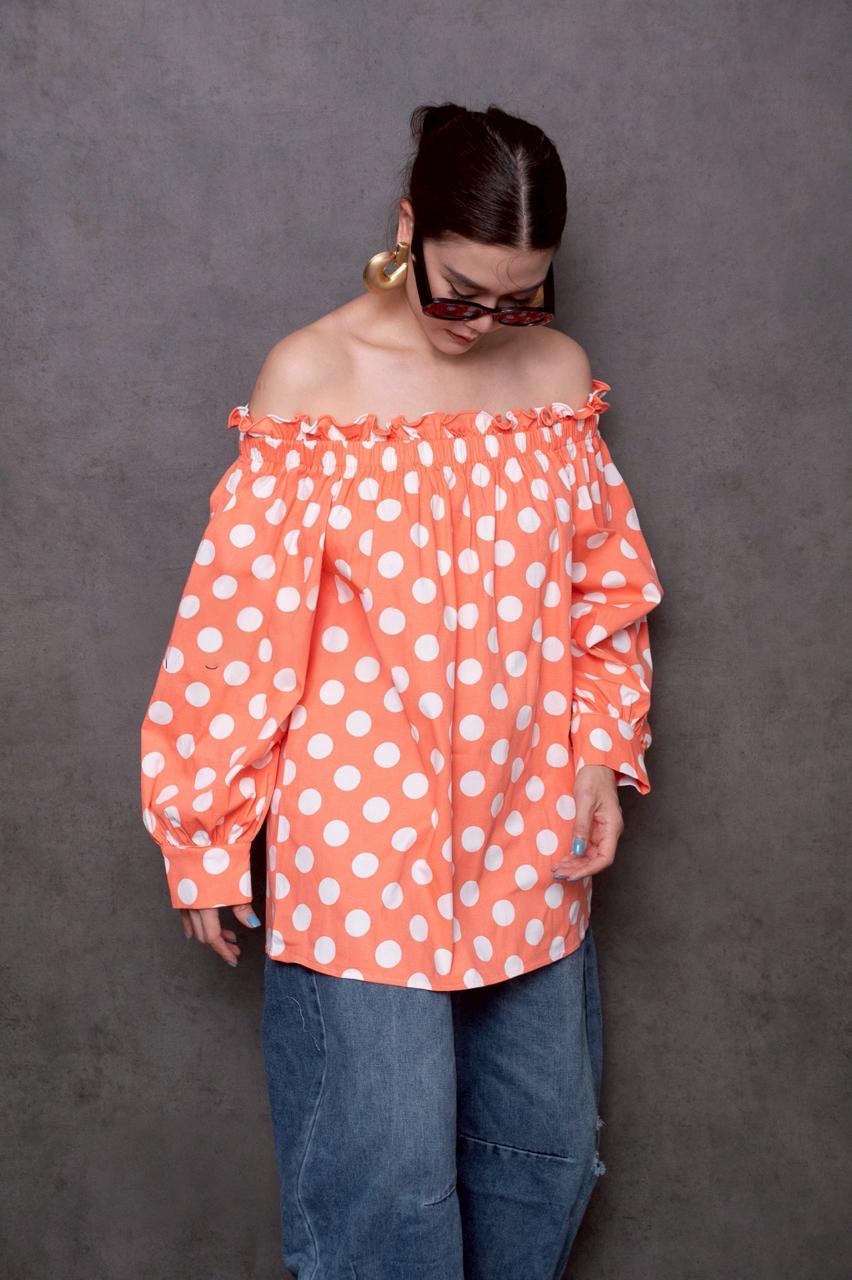 Polka Breeze Top
