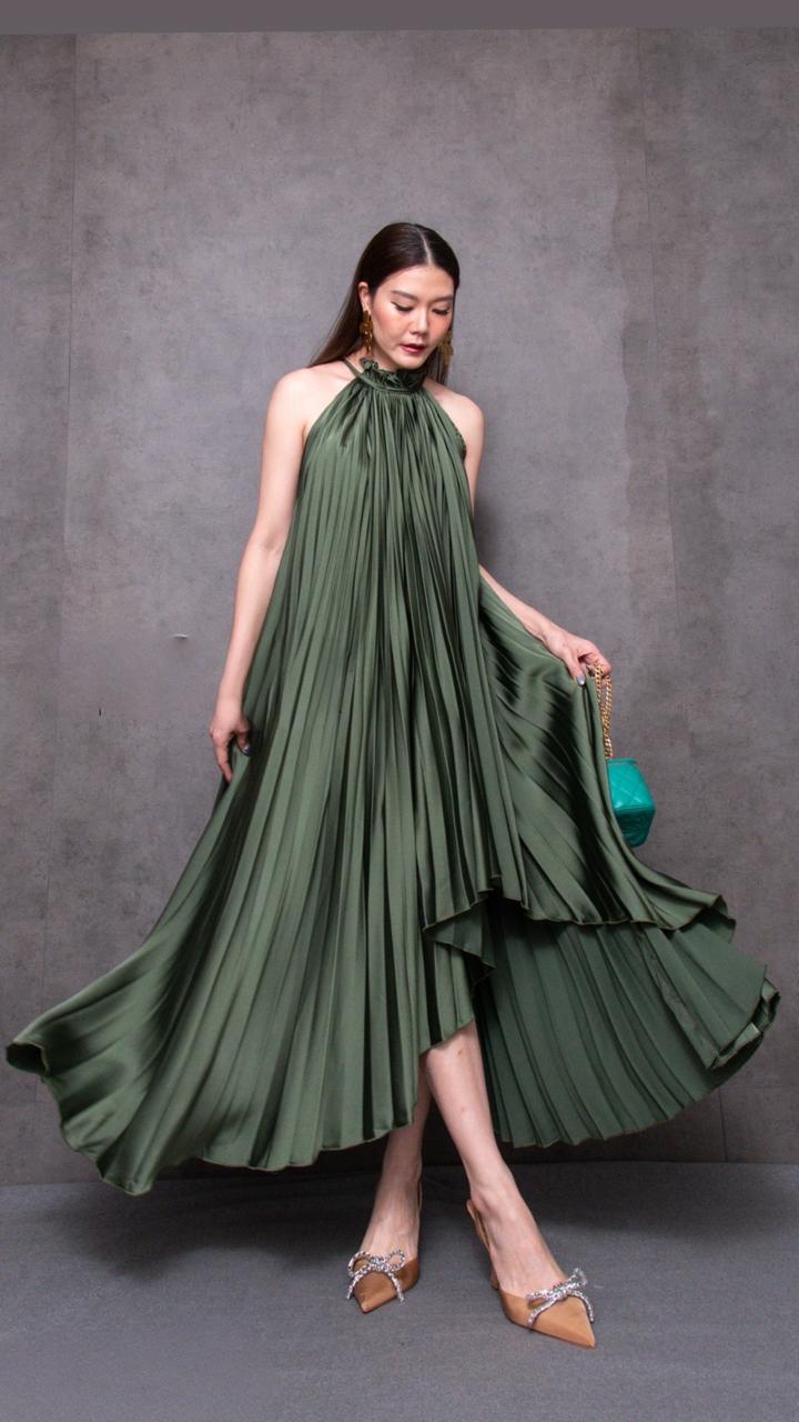 Emerald Flow Gown