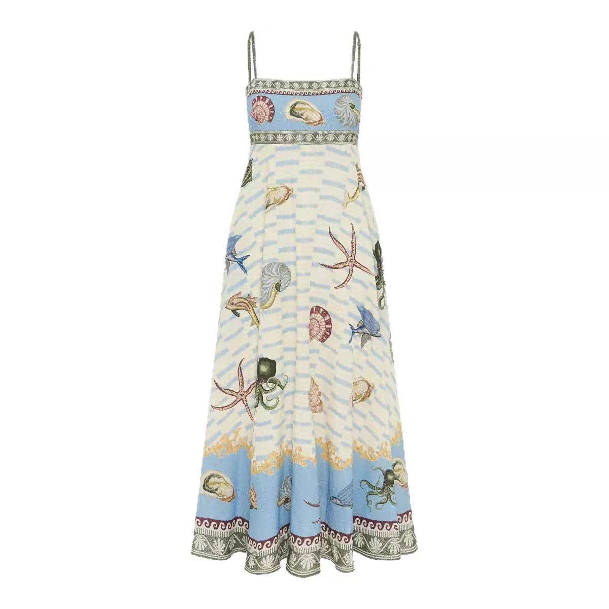 Coastal Charm Midi Dress