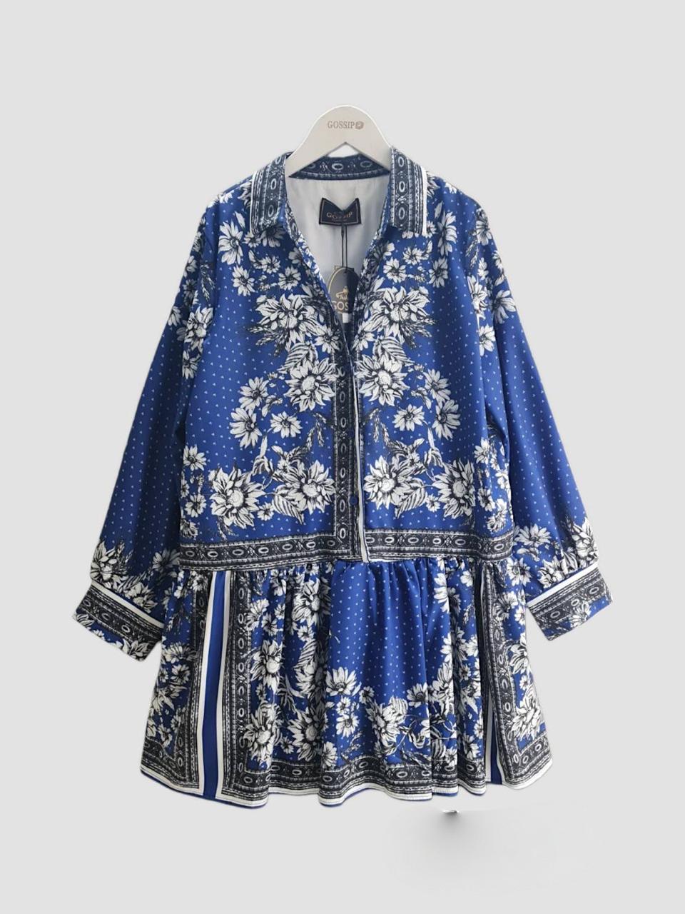 Blue Orchid Boho Dress