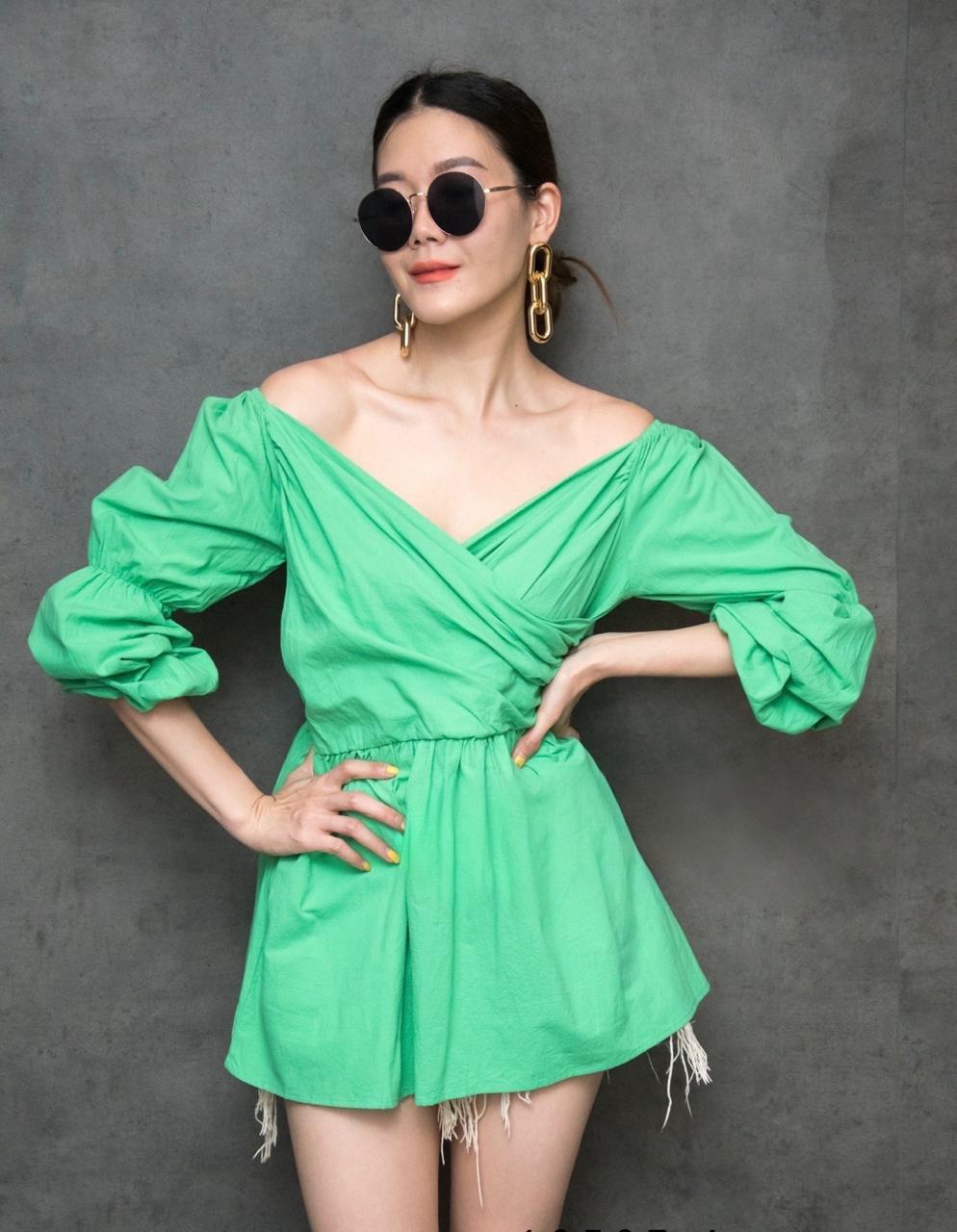 Mint Green Allure Top