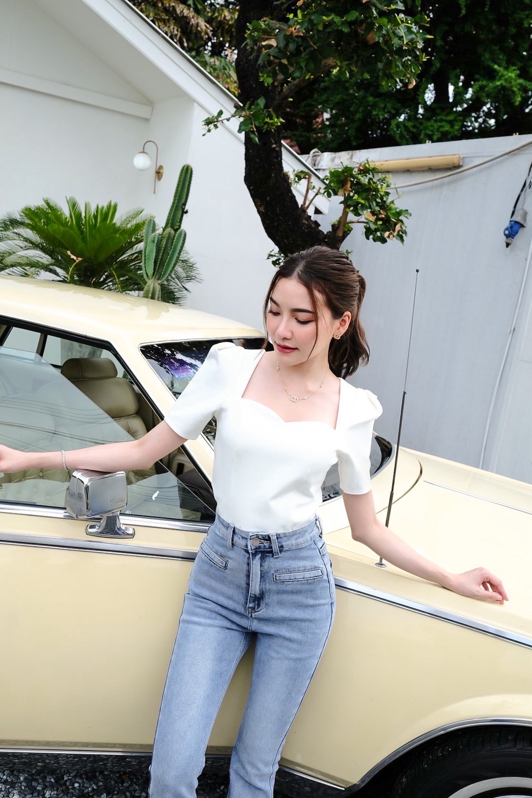 Noir Grace Top-White