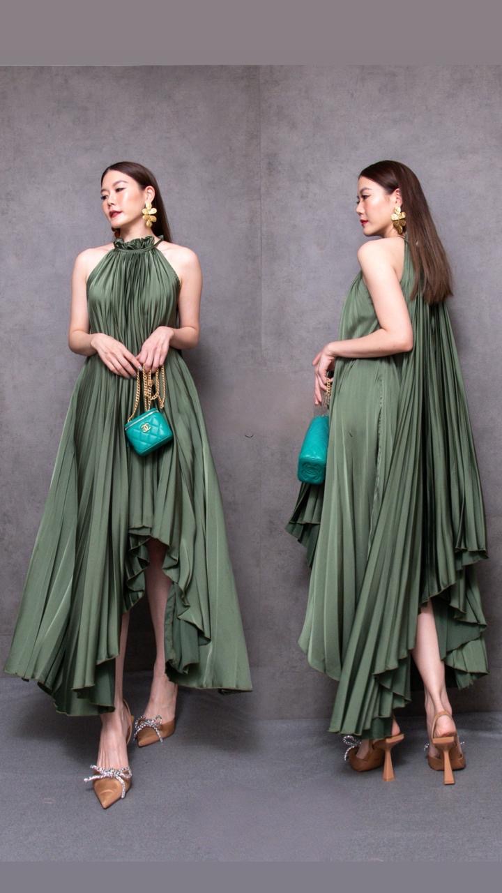 Emerald Flow Gown