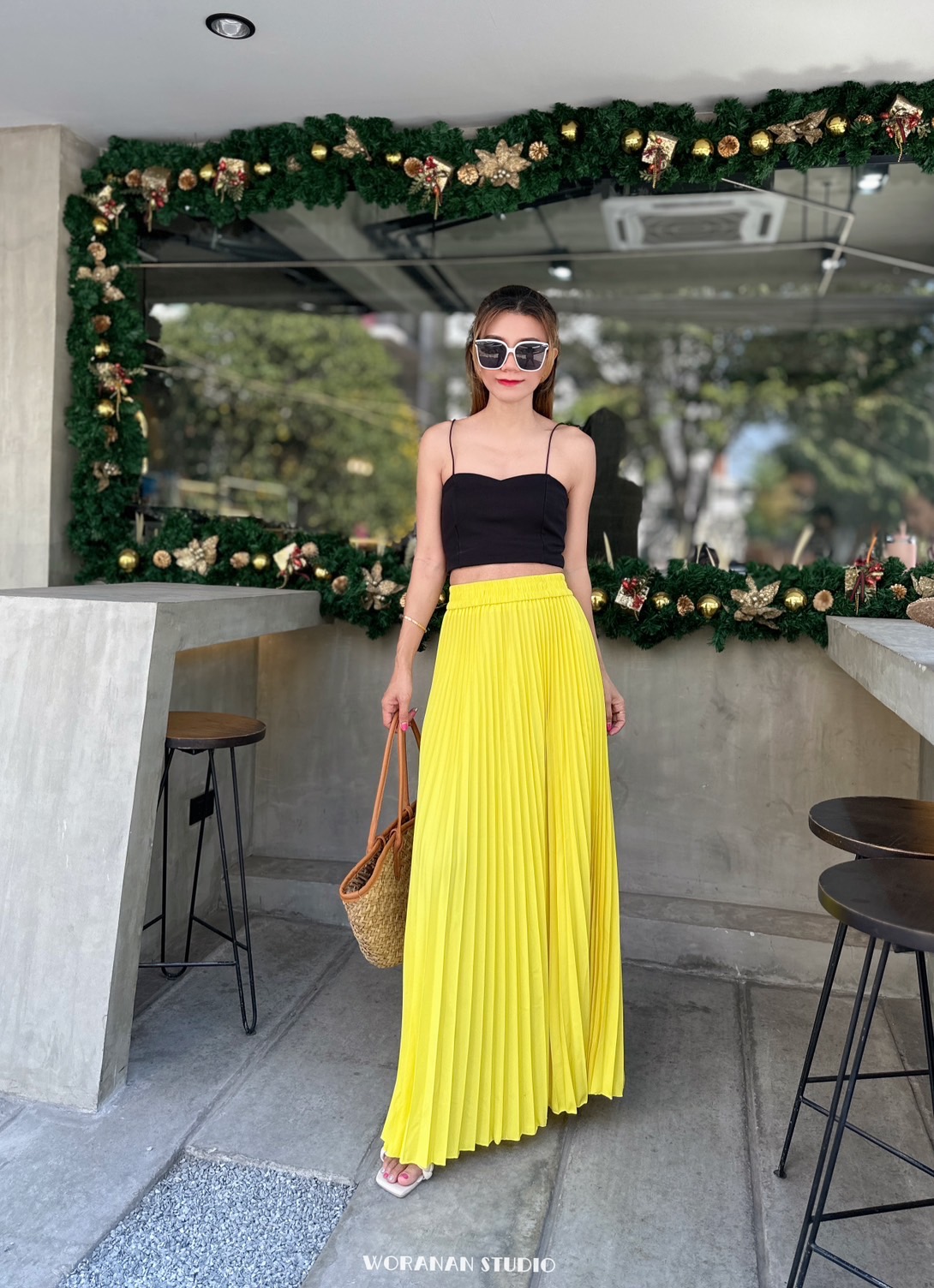 Lemon Zest Flare Pants