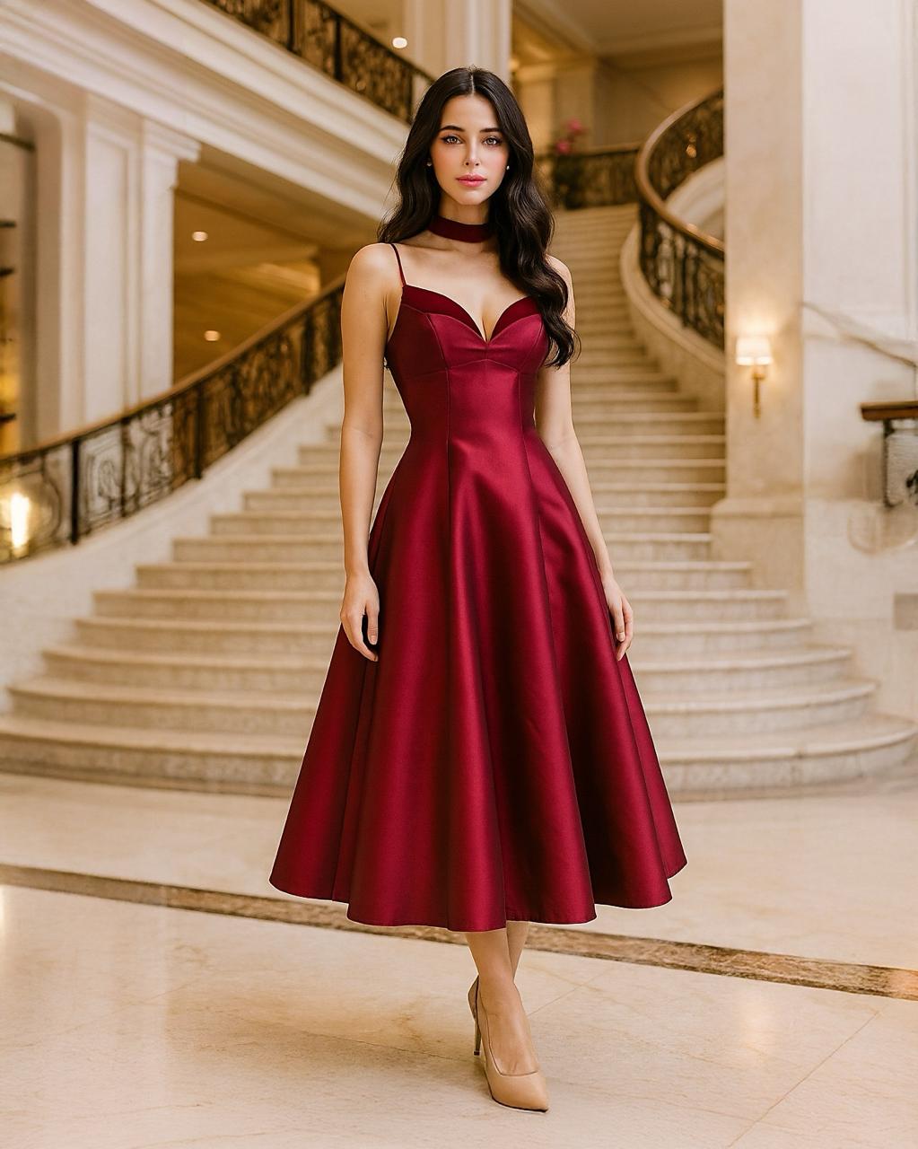 Burgundy Dream Gown
